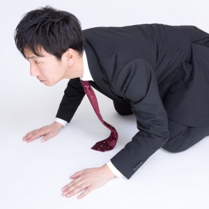 土下座の画像