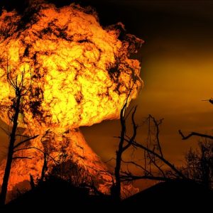 爆発炎上の画像